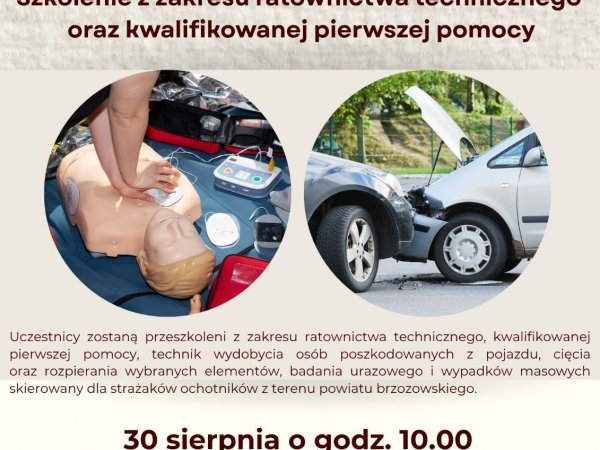 Szkolenie z ratownictwa i pierwszej pomocy