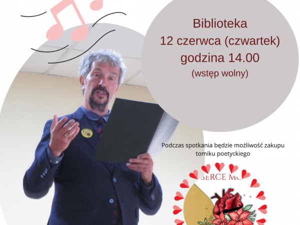 Spotkanie poetyckie z Piotrem Pilarskim