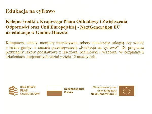 Edukacja na cyfrowo