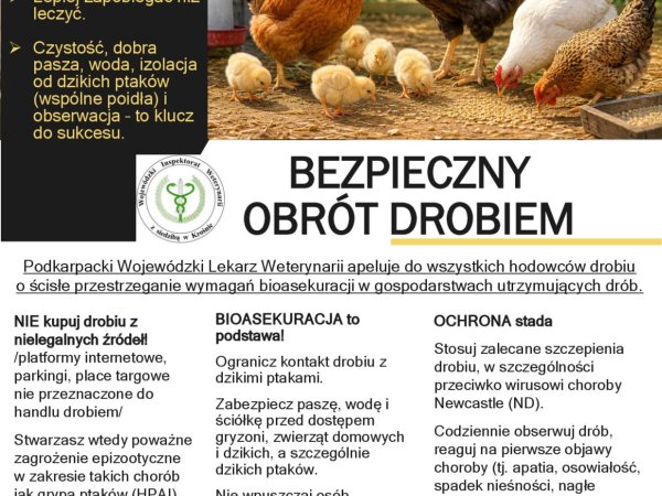 Komunikat dla hodowców drobiu 9-06-2026 r.