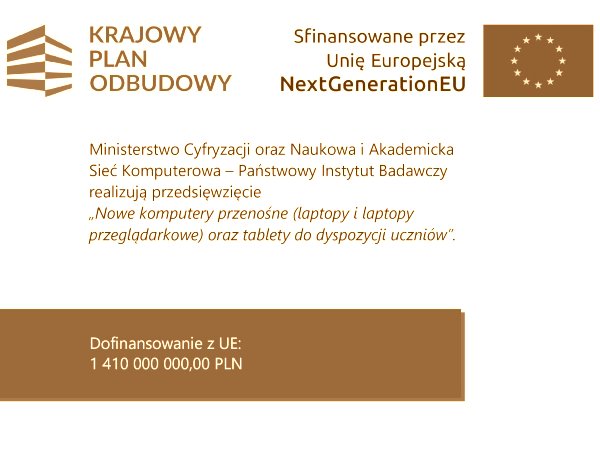 Komputery przenośne dla uczniów w gminie Haczów