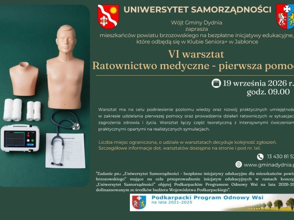 Warsztaty - pierwsza pomoc