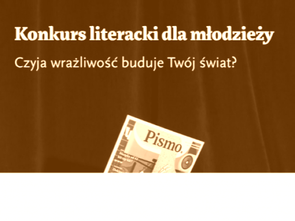 Konkurs literacki dla młodzieży