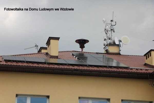 Fotowoltaika na Domu Ludowym we Wzdowie 1.JPG