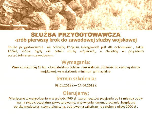 Służba przygotowawcza