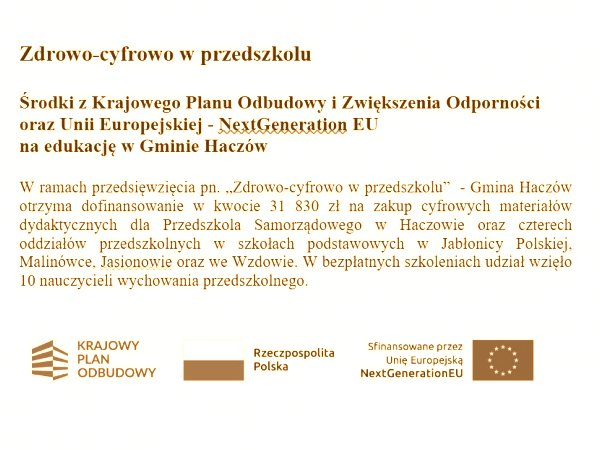 Zdrowo-cyfrowo w przedszkolu