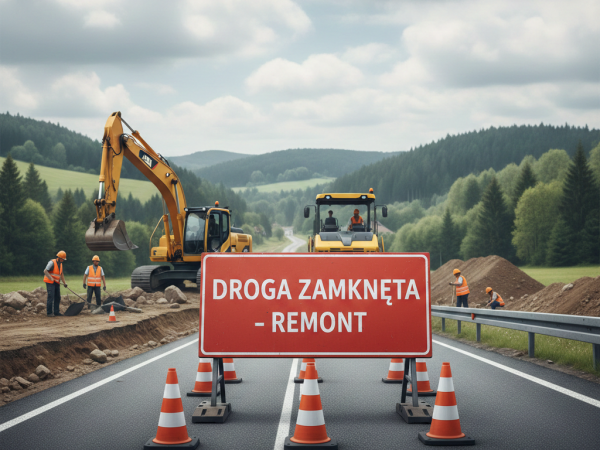 Zamknięcie drogi Jasionów – Wzdów