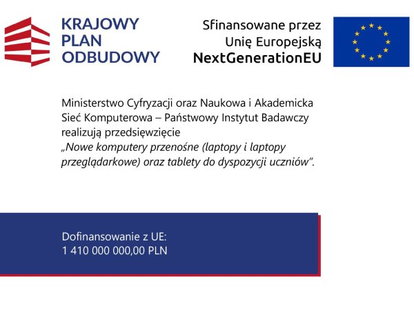 Komputery przenośne dla uczniów w gminie Haczów