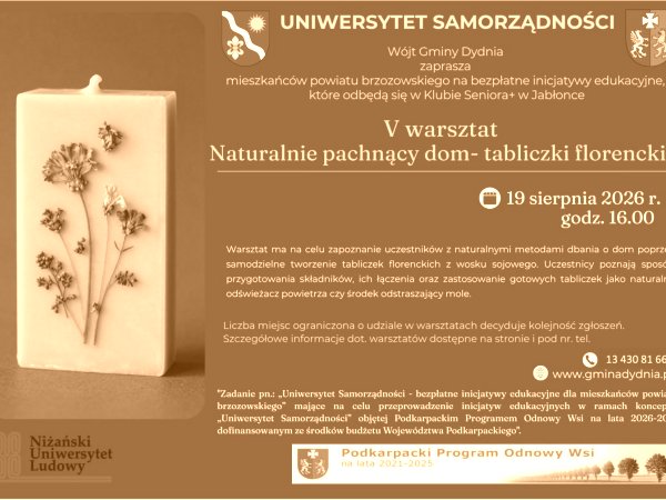 Warsztaty - naturalnie pachnący dom