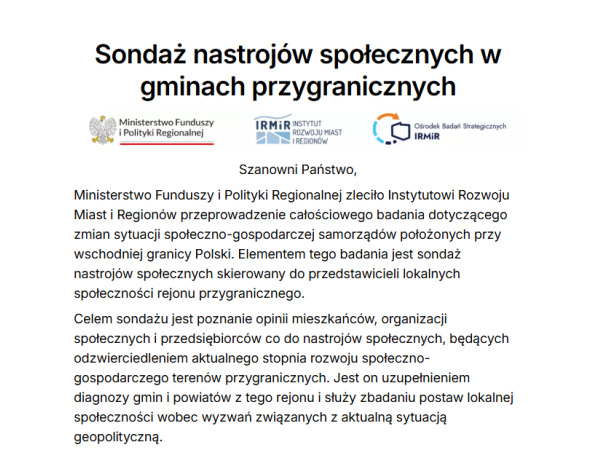 Jak żyje się w Twojej okolicy?