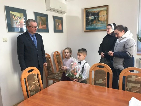 Przedszkolaki u Wójta Gminy