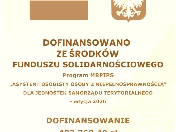 ASYSTENT OSOBISTY OSOBY Z NIEPEŁNOSPRAWNOŚCIĄ