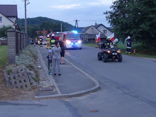 Powitanie nowego samochodu ratowniczo – gaśniczego w OSP Malinówka