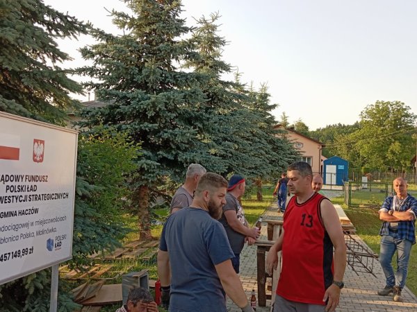 Dobudowa garażu OSP Malinówka