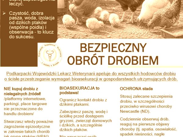 Komunikat dla hodowców drobiu 9-06-2026 r.