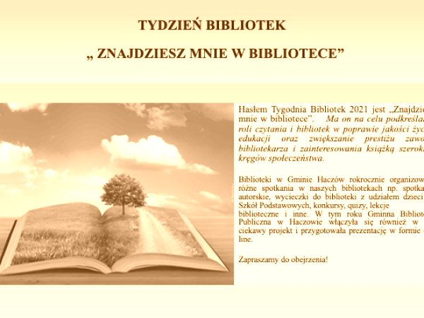 Tydzień bibliotek