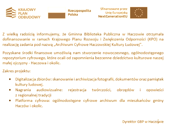 Archiwum Cyfrowe Haczowskiej Kultury Ludowej