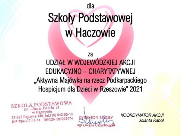 Aktywna Majówka na rzecz Podkarpackiego Hospicjum dla Dzieci w Rzeszowie