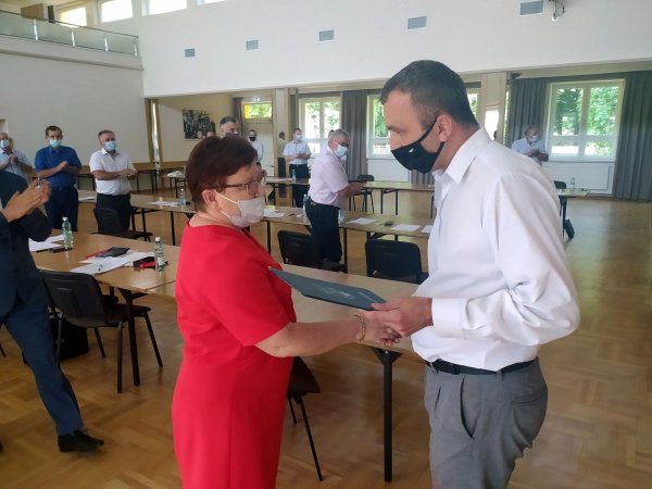 Pożegnanie Sekretarz Gminy Haczów